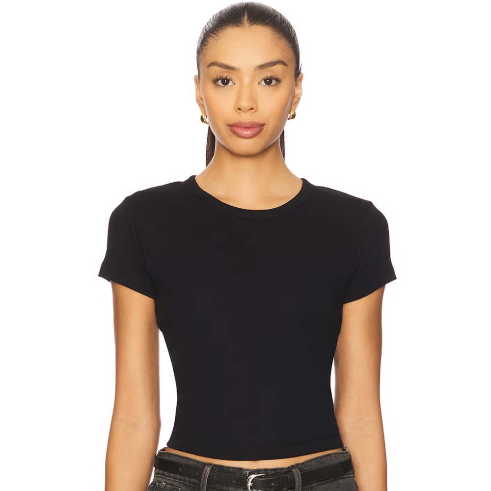 All Saints Black Stevie Tee – Size Medium
